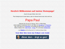 Tablet Screenshot of paul-hampovcan.de
